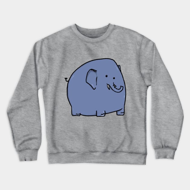 Elephant orb Crewneck Sweatshirt by funkysmel